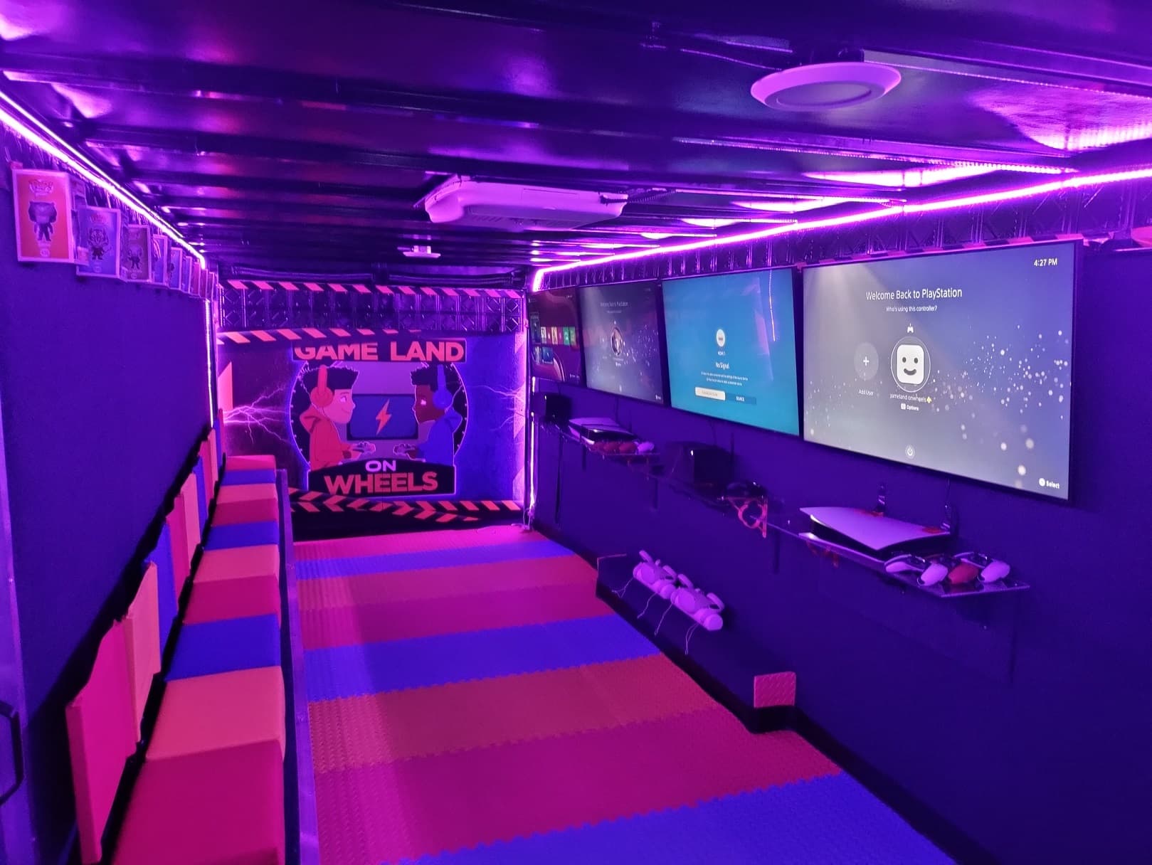 Game truck — inside